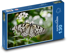 Motyl na kwiatku - wiosna Puzzle 130 elementów - 28,7x20 cm