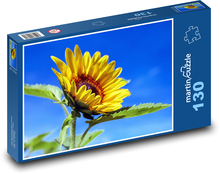 Kvitnúca slnečnica Puzzle 130 dielikov - 28,7 x 20 cm 