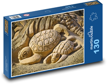 Żółwie piaskowe Puzzle 130 elementów - 28,7x20 cm