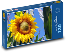 Yellow sunflower Puzzle 130 pieces - 28.7 x 20 cm 