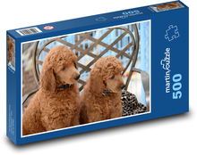 Zwei Goldendoodle-Pelzhunde Puzzle 500 Teile - 46 x 30 cm