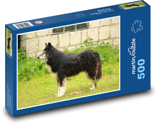 Faithful canine friend on guard Puzzle of 500 pieces - 46 x 30 cm 