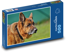 Pes, tichý ochranca Puzzle 500 dielikov - 46 x 30 cm 