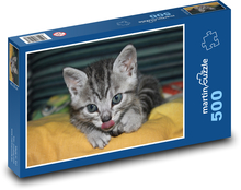 Neugieriges Kätzchen Puzzle 500 Teile - 46 x 30 cm