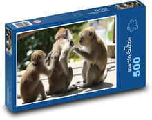 Balíček kožušinových opíc Puzzle 500 dielikov - 46 x 30 cm 