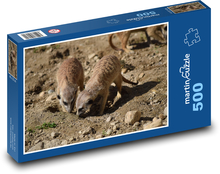 Meerkat Puzzle of 500 pieces - 46 x 30 cm 