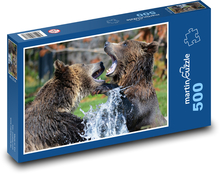 Grizzly bear Puzzle 500 dielikov - 46 x 30 cm 