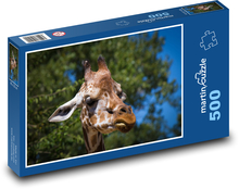 Żyrafa w słonecznej obudowie Puzzle 500 elementów - 46x30 cm