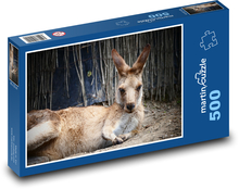 Lying kangaroo Puzzle of 500 pieces - 46 x 30 cm 