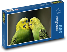 Ein Wellensittichpaar Puzzle 500 Teile - 46 x 30 cm