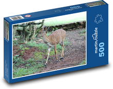 Jeleň, jeleň s bielymi pruhmi Puzzle 500 dielikov - 46 x 30 cm