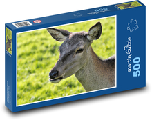 Flachs auf der Weide Puzzle 500 Teile - 46 x 30 cm