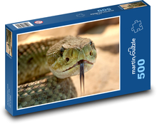 Wąż z wystającym językiem Puzzle 500 elementów - 46x30 cm