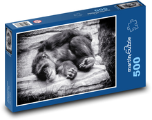 Śpiąca małpa Puzzle 500 elementów - 46x30 cm