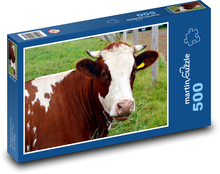 Cow on farm Puzzle of 500 pieces - 46 x 30 cm 