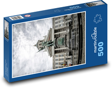 Statue von König Albert I., Brüssel Puzzle 500 Teile - 46 x 30 cm