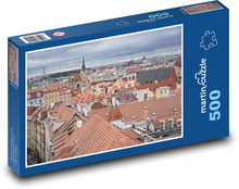 Dachy Starego Miasta, Praga Puzzle 500 elementów - 46x30 cm