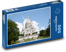 Paris, the famous Basilica of Montmartre Puzzle of 500 pieces - 46 x 30 cm