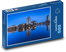 Dublin, metropola na rieke Liffey Puzzle 500 dielikov - 46 x 30 cm 