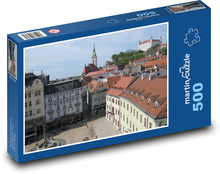 Historyczne centrum Bratysławy Puzzle 500 elementów - 46x30 cm