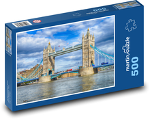 London Tower Bridge, Themse Puzzle 500 Teile - 46 x 30 cm