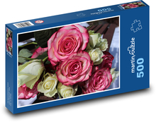 Květiny - Růže Puzzle 500 dílků - 46 x 30 cm