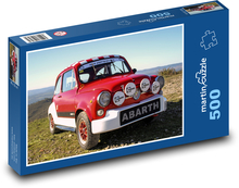 Mały czerwony samochód Puzzle 500 elementów - 46x30 cm