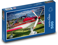 Malé dvojmiestne lietadlo Puzzle 500 dielikov - 46 x 30 cm 