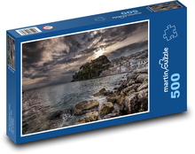 Parga - Rybářská vesnice Puzzle 500 dílků - 46 x 30 cm