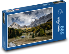 Val di Fassa w Dolomitach Puzzle 500 elementów - 46x30 cm