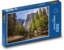 Hory nad riekou Puzzle 500 dielikov - 46 x 30 cm