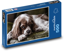 Król Karol Spaniel - pies Puzzle 500 elementów - 46x30 cm