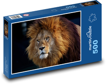Lev s veľkou hrivou Puzzle 500 dielikov - 46 x 30 cm 