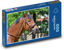 Kôň v postroji Puzzle 500 dielikov - 46 x 30 cm