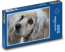 Kokeršpaniel, portrét psa Puzzle 500 dielikov - 46 x 30 cm
