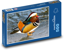 Mandarin duck Puzzle of 500 pieces - 46 x 30 cm 