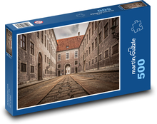 Historická ulica, Salzburg Puzzle 500 dielikov - 46 x 30 cm 