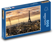 Paris - Eifellova tower Puzzle of 500 pieces - 46 x 30 cm 