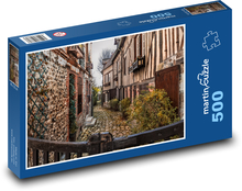 Francja, Honfleur Historic Lane Puzzle 500 elementów - 46x30 cm