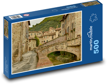 Taliansko - Umbria, Gubbio Puzzle 500 dielikov - 46 x 30 cm 