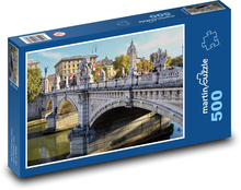 Itálie - most Puzzle 500 dílků - 46 x 30 cm