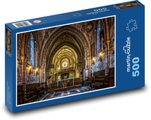 Francie - Kostel Puzzle 500 dílků - 46 x 30 cm