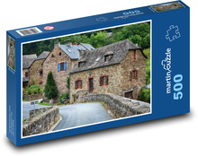 French rural architecture Puzzle of 500 pieces - 46 x 30 cm
