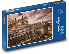 Opéra Garnier v Paříži Puzzle 500 dílků - 46 x 30 cm