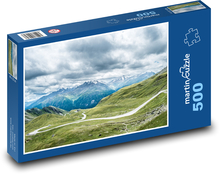 Mountain road in the Alps Puzzle of 500 pieces - 46 x 30 cm 