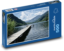 Alpské horské jazero Puzzle 500 dielikov - 46 x 30 cm 