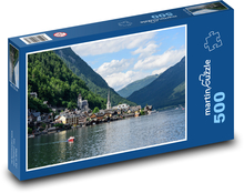 Hallstadt, Rakúsko Puzzle 500 dielikov - 46 x 30 cm 