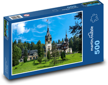 Romania - Peles castle Puzzle of 500 pieces - 46 x 30 cm 