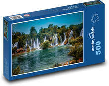 Wasserfall-Nationalpark Puzzle 500 Teile - 46 x 30 cm