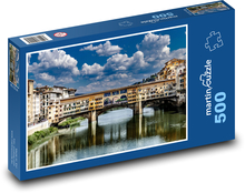 Ponte Vecchio vo Florencii, Taliansko Puzzle 500 dielikov - 46 x 30 cm 